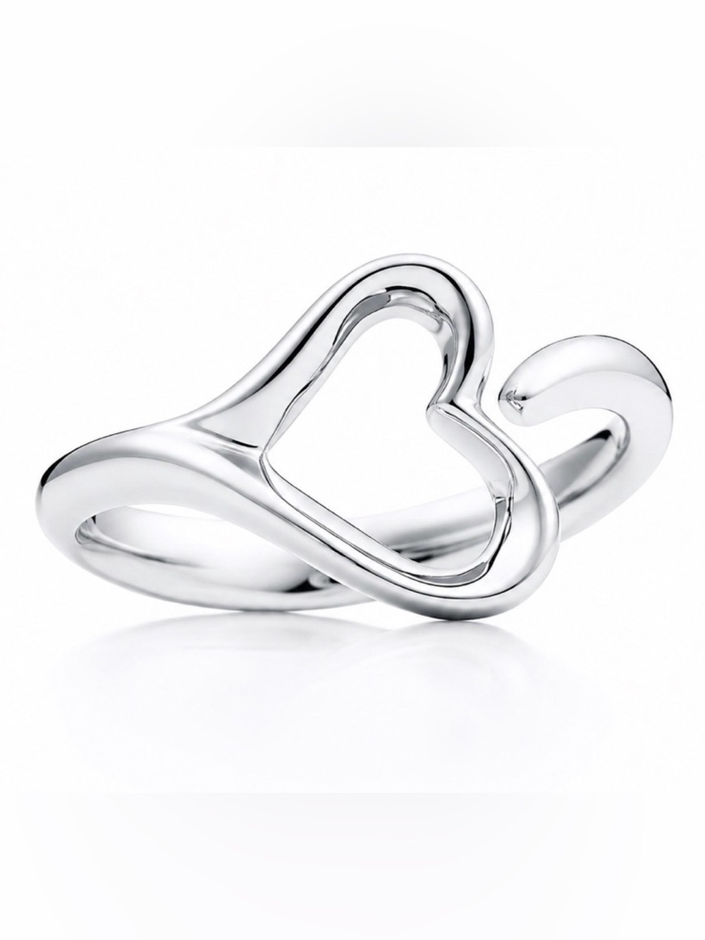 Tiffany & Co Elsa Peretti Open Heart Ring